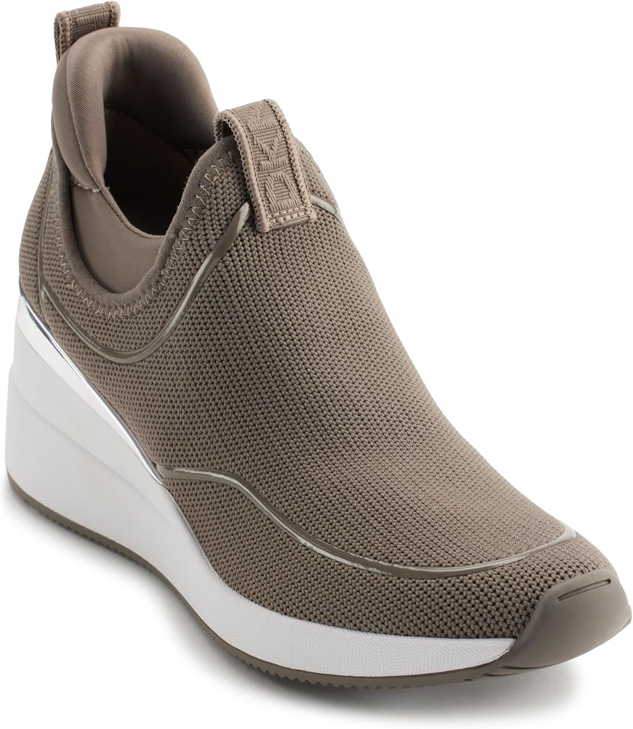 DKNY Womens Pecola Slip on Wedge Sneaker