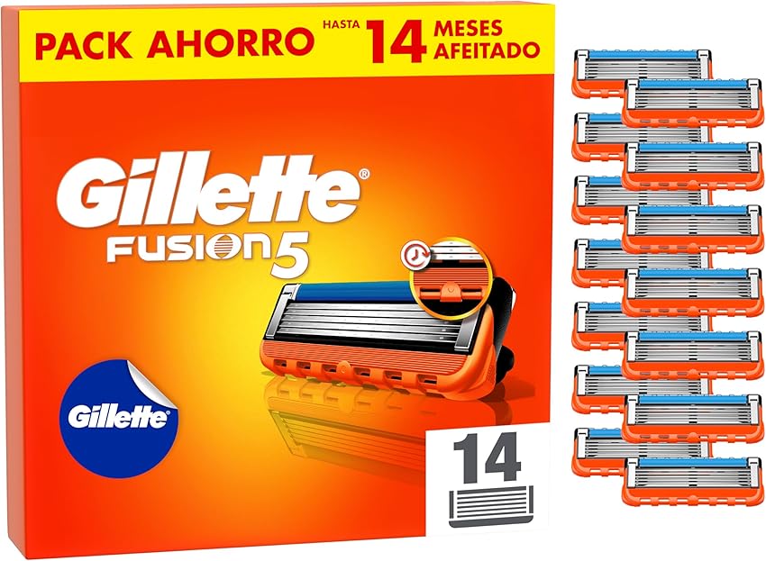 Imagen de Gillette Fusion5: 14 Recambios de Afeitado para Hombre ✂️ en OfertitasTOP