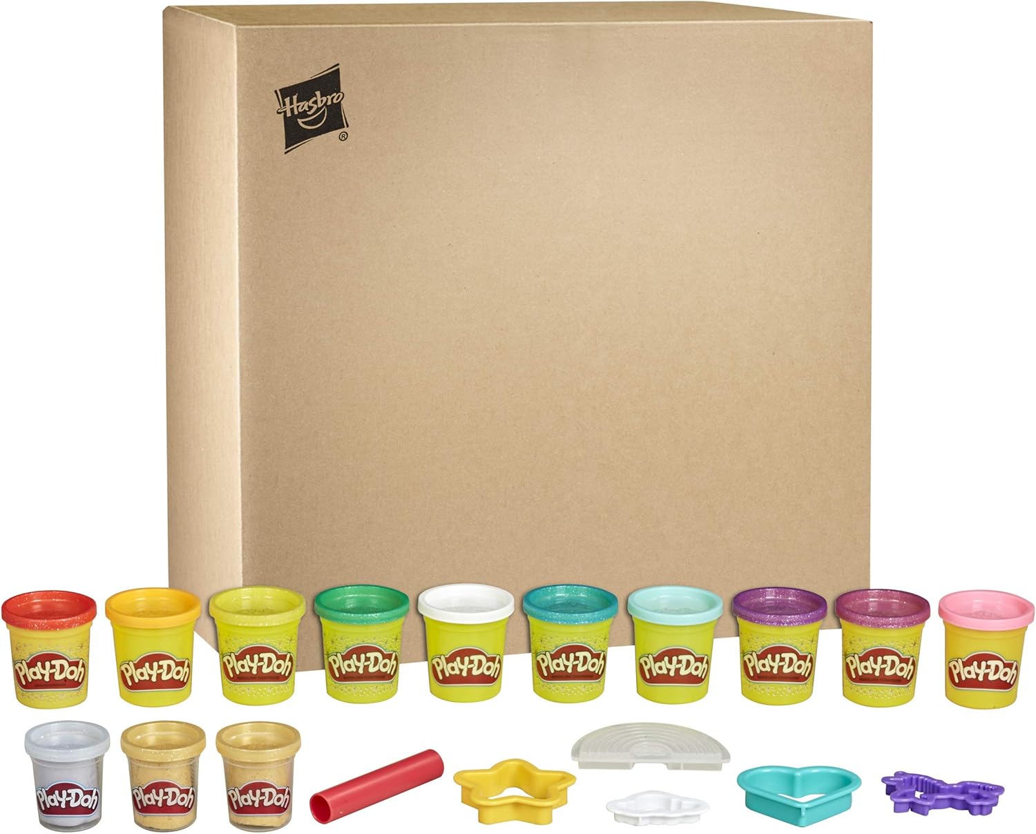 Play-Doh Unicorn Theme 13-Pack of Non-Toxic Modeling Compound Including Sparkle and Metallic Colors Plus 6 Tools (Amazon Exclusive) - Image 7