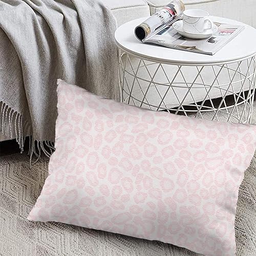 Vista 445 de Funda de cojín con estampado de guepardo rosa intenso, cojín cuadrado con estampado de animales fucsia, funda de almohada decorativa para el hogar