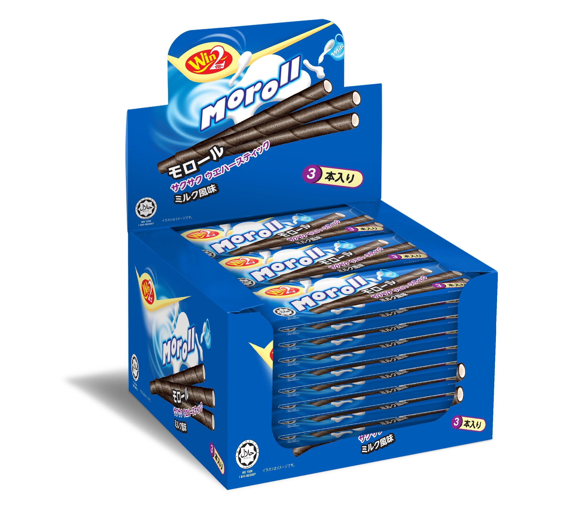 Amazon.co.jp: Moroll(モロール) WIN2 ミルク風味 18g (3本入)×30袋