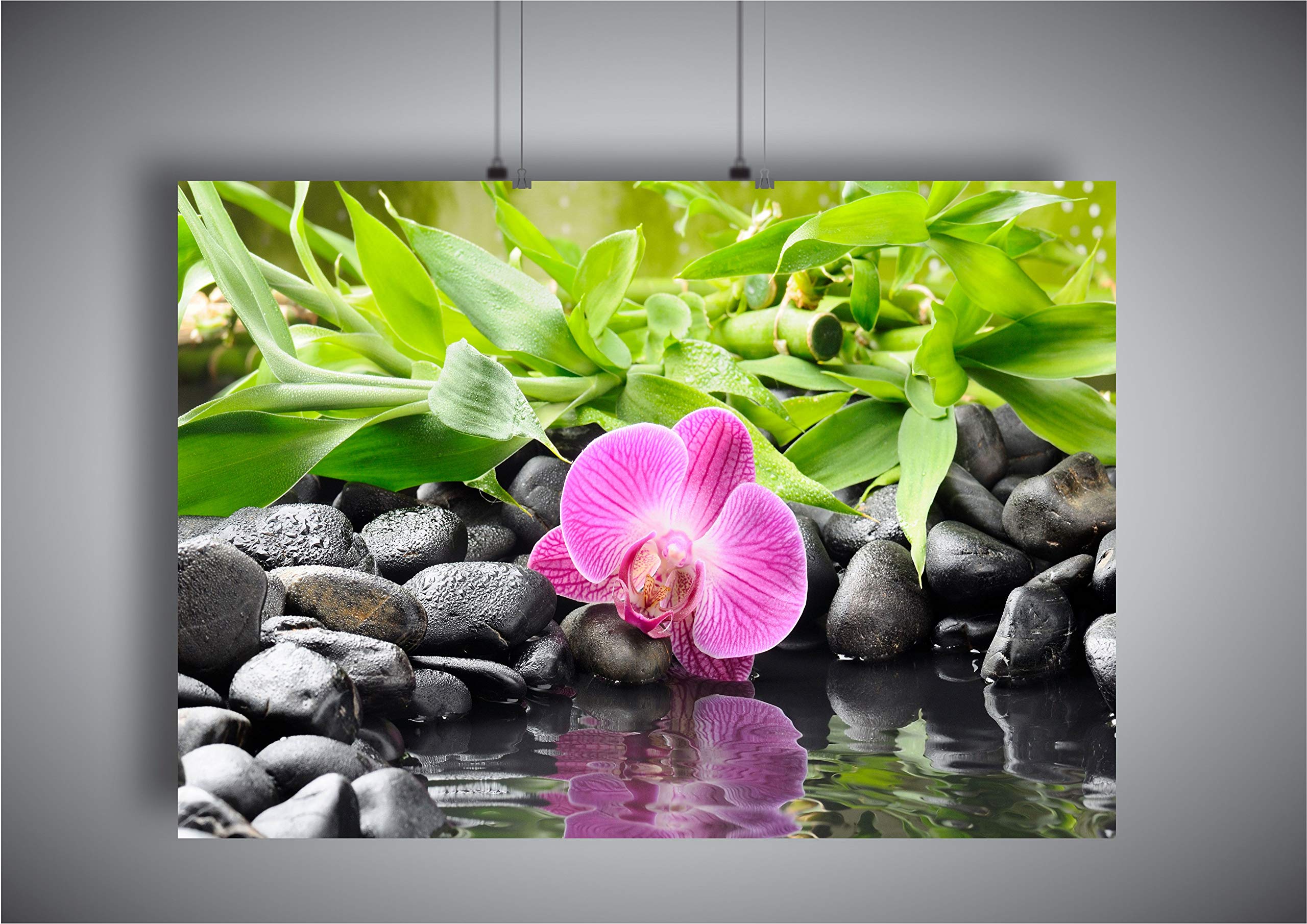 Zen Stones Garden Meditation Illustration. Ai Generative Stock