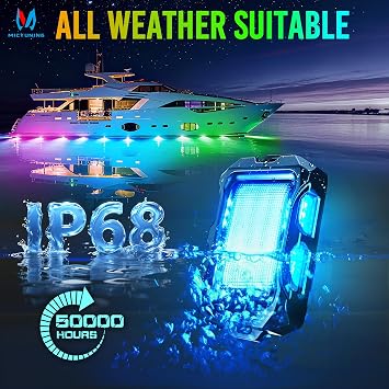 MICTUNING Q2+ MAX 12 Pods RGB+IC Rock Lights Individual Group Control