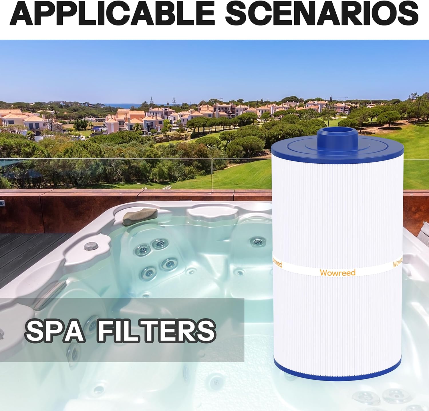 Spa Filter Compatible with Maax Spas, 100594, PCS75N, FC-3320, C-8475, 1 Pack