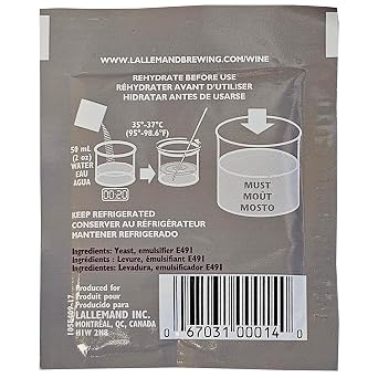 1230269 Bourgovin RC 212 Saccharomyces cerevisiae (5 g. Pouch)