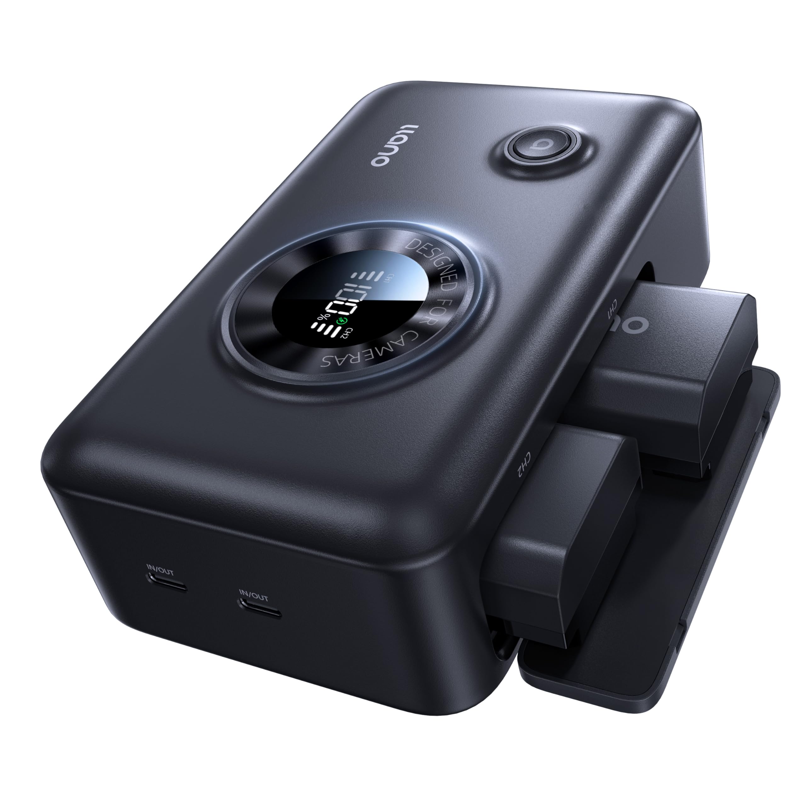 2 Pack NP-FZ100 Batteries and 2-in-1 Dual Fast Camera Charger for Sony A7iii, A7R IV,A7R V, Alpha A7C, A6700, A9S, FX3, FX30, ZV-E10 II, 12400mAh