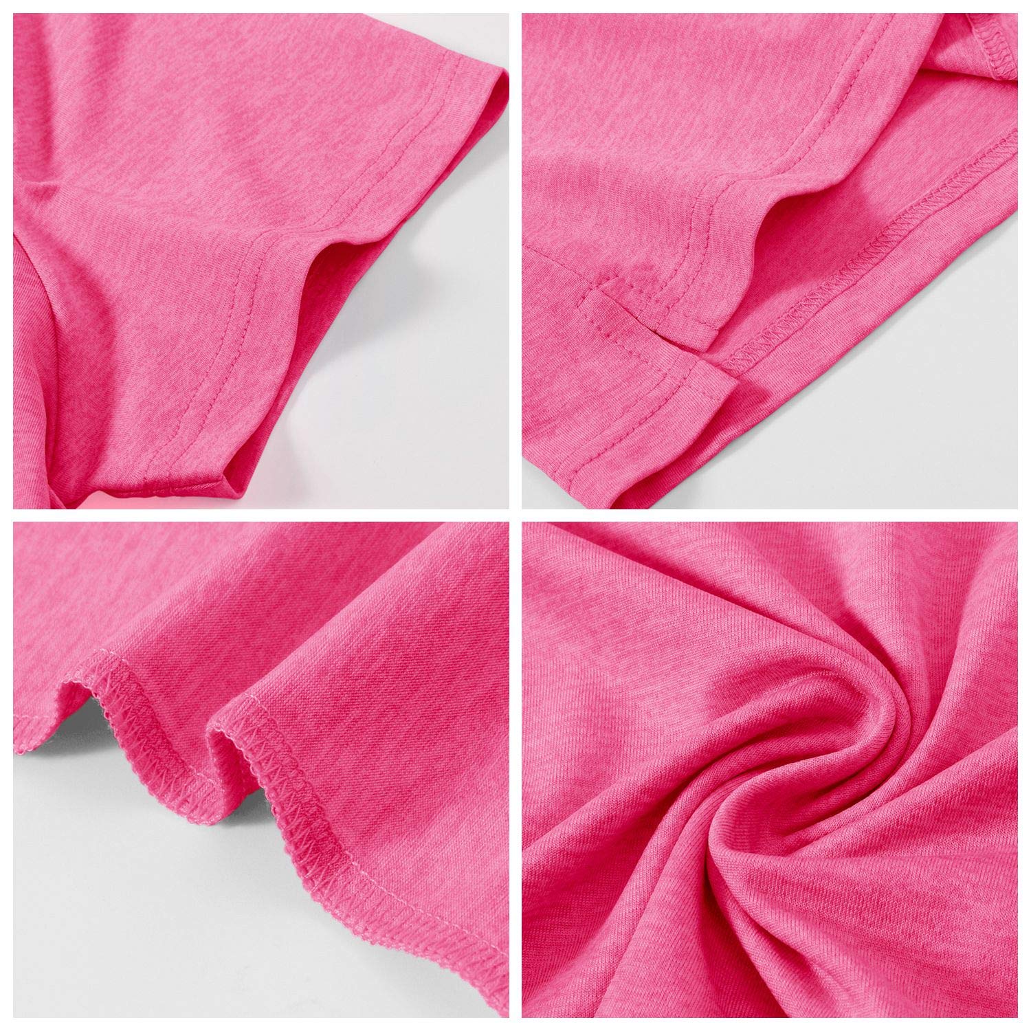 YSENTO Polo de golf à manches courtes pour femme, coupe sèche, Rose rouge, XXL | T-shirt de sport respirant à séchage rapide pour femme