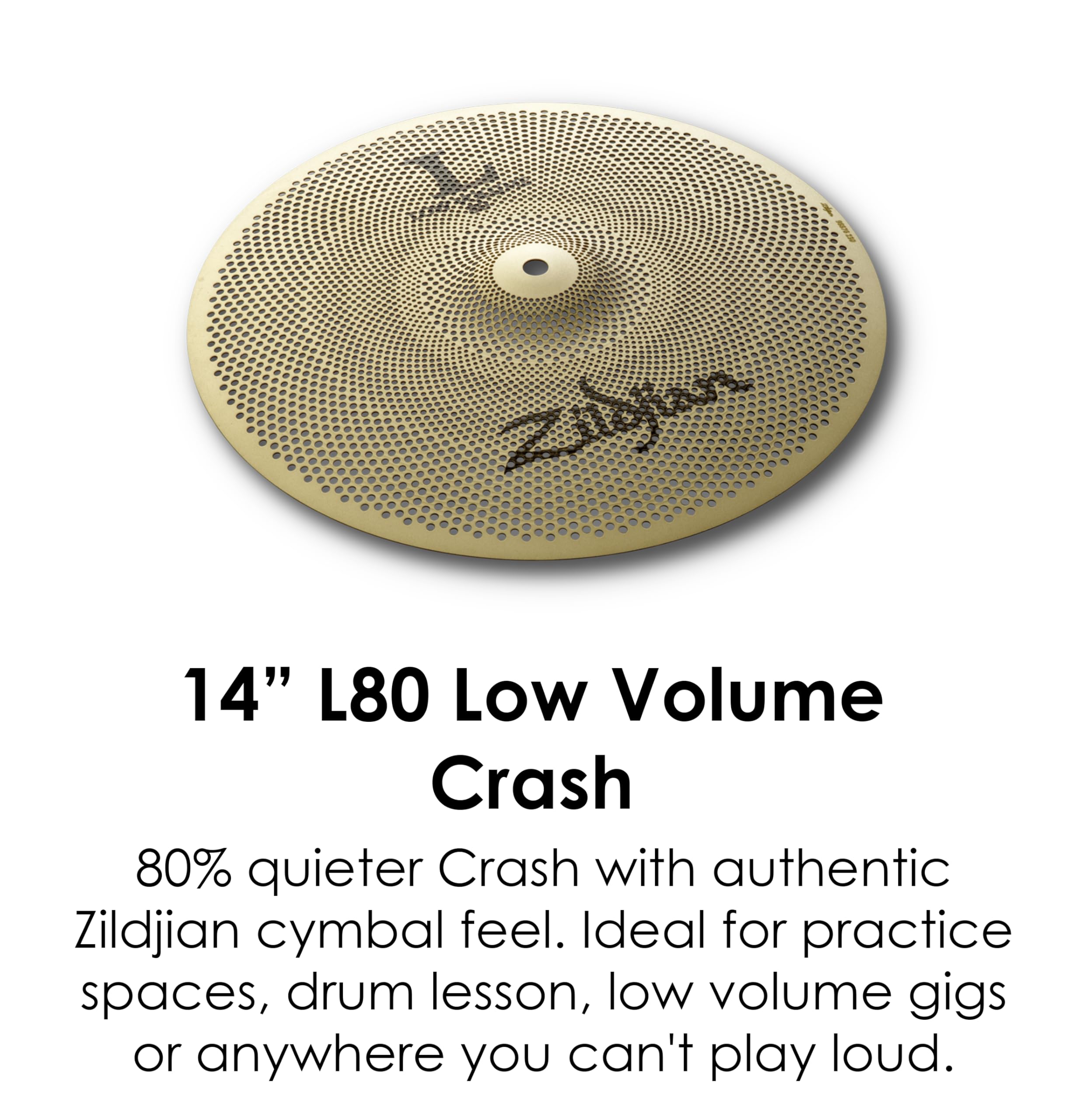 Zildjian Low Volume ローボリュームシンバル　14インチ Zildjian 14