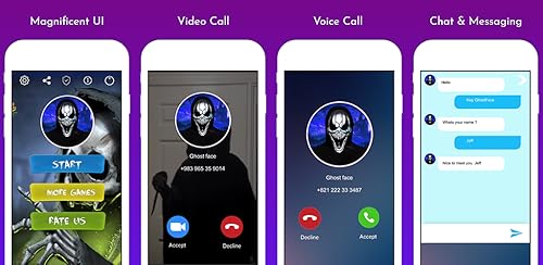 Halloween Creepy Call : Scary Ghost Face call Prank