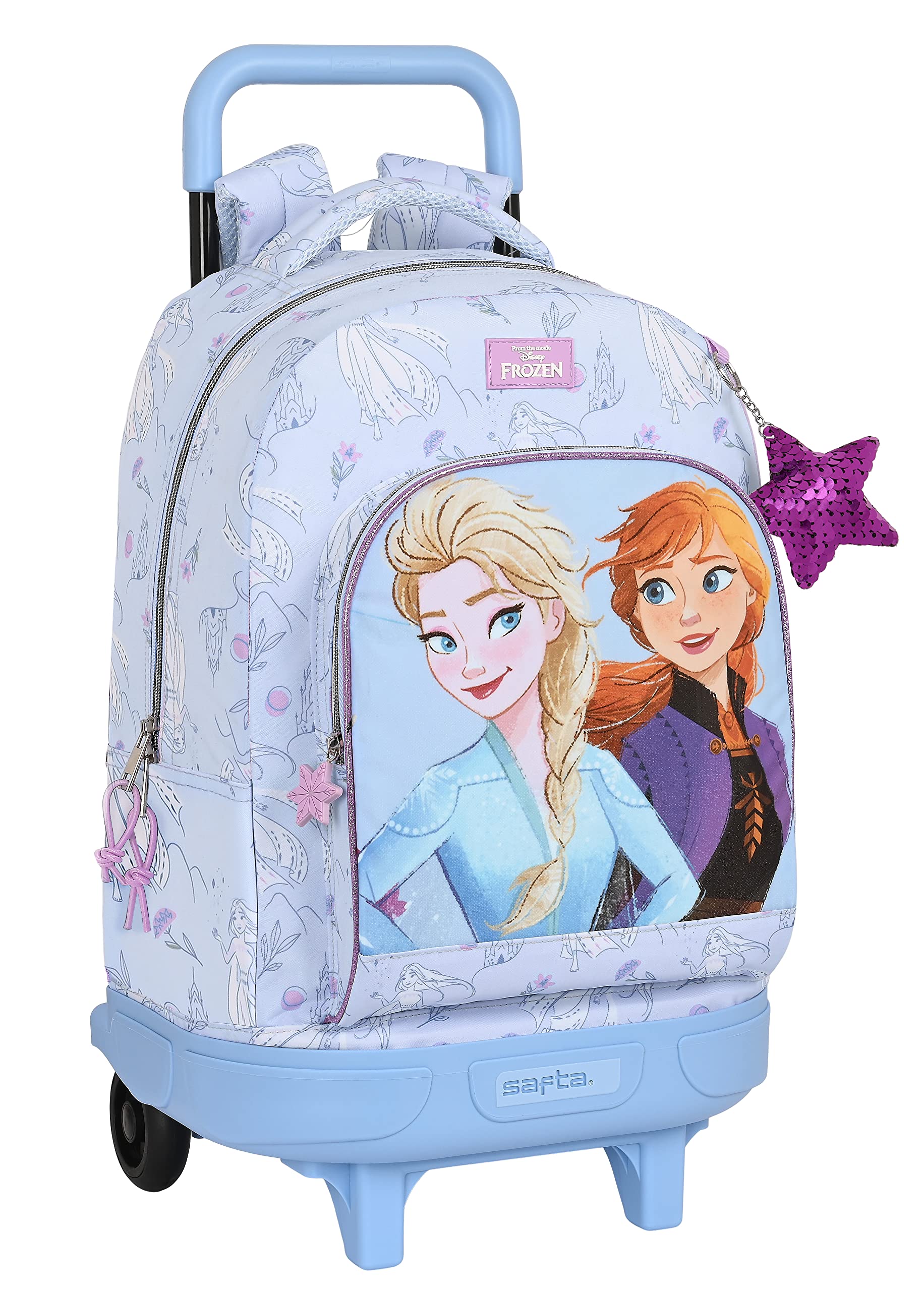 Safta M918d F.C. BARCELONA - Mochila Grande con Ruedas, Compacta, Extraíble, Ideal para Niños de Diferentes Edades, Cómoda y Versátil, Calidad y Resistencia, 33x22x45 Unisex niños (Pack de 1)