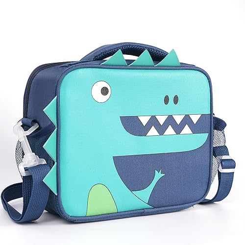 Giraffe Creation Lonchera térmica para niños con correa para el hombro, reutilizable, duradera, ligera, para mantener la comida fríacaliente,