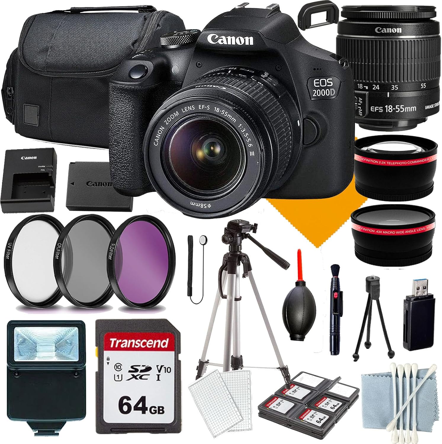 Canon EOS Rebel 2000D DSLR Camera with Starter Kit Morocco Ubuy