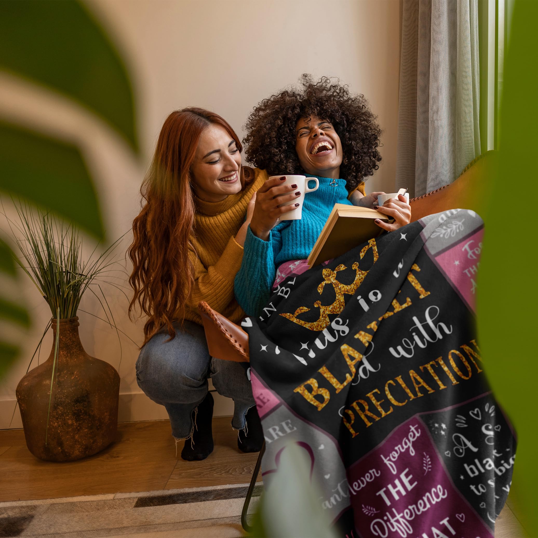 Thank You Gifts for Women Appreciation Blanket 150x130CM, Employee Appreciation Gifts - Image 3