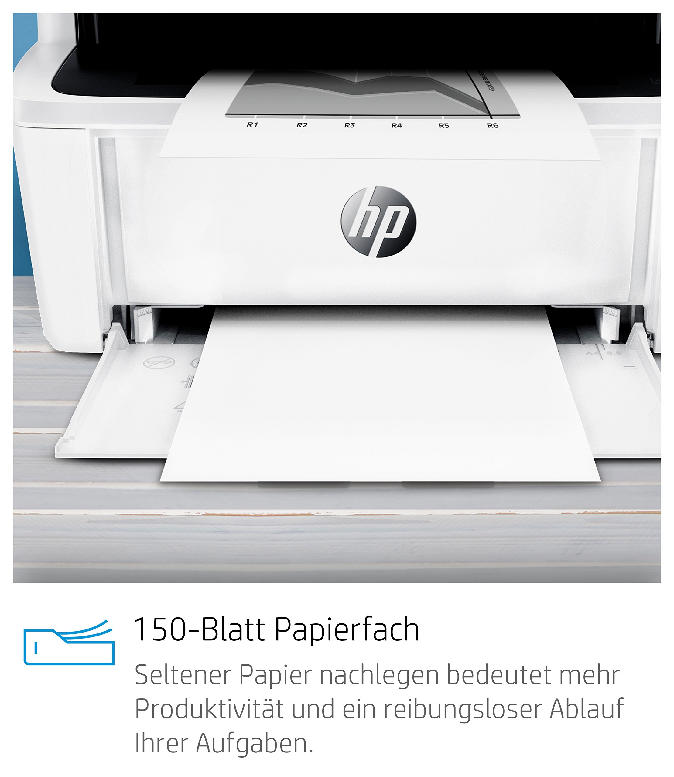 HP W2G55A#B19 LaserJet Pro M28w Multifunktionsgerät Laserdrucker (Schwarzweiß Drucker, Scanner, Kopierer, WLAN, Airprint) weiß