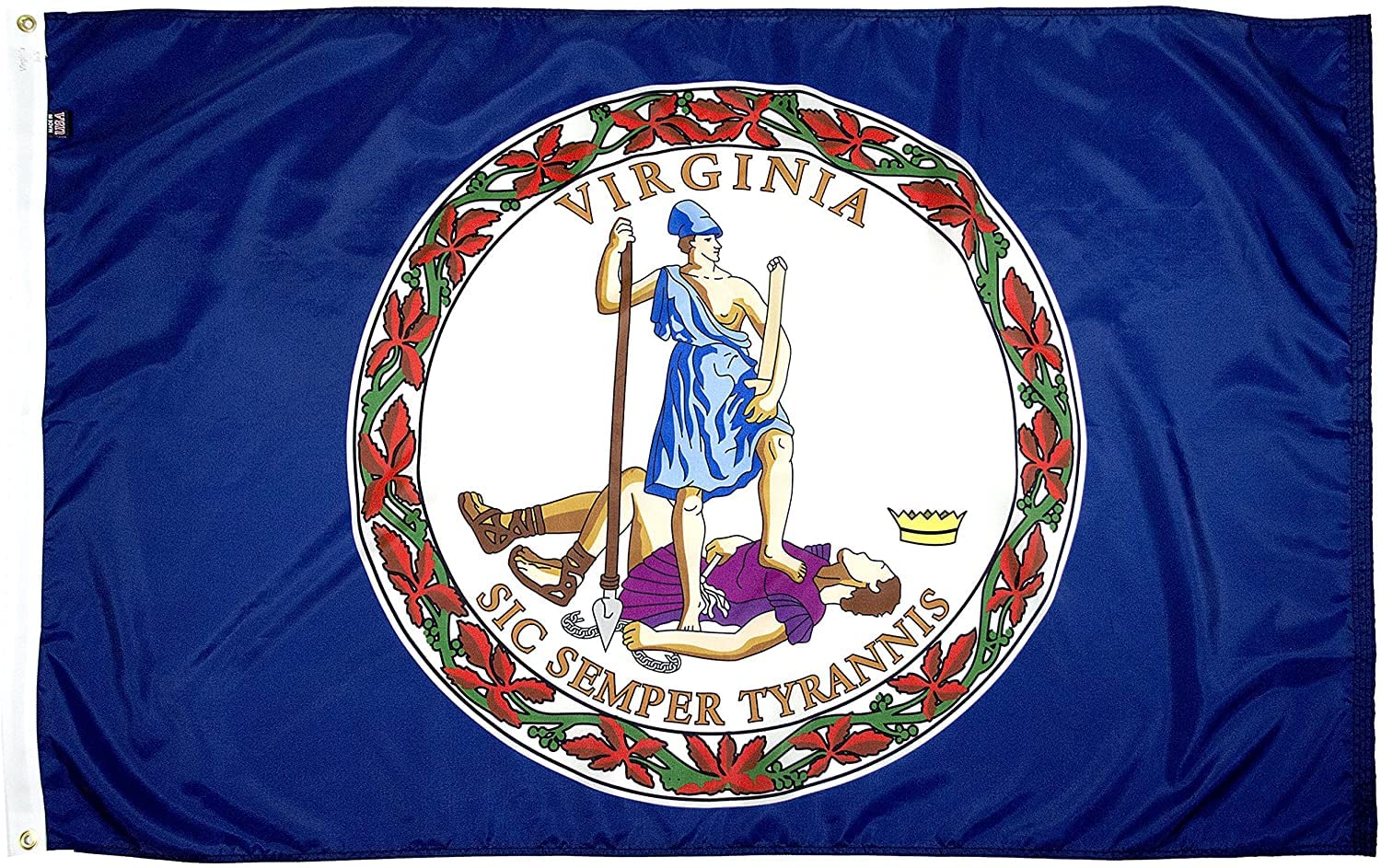 FlagSource Indiana Nylon State Flag, Made in the USA, 5x8