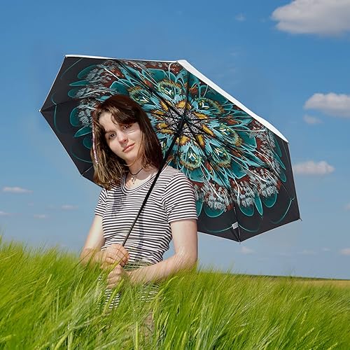 Miniatura 7 de G4Free Sombrilla de viaje grande con protección UV UPF 50+, 4246 pulgadas, apertura y cierre automático, resistente al viento, bloqueo solar