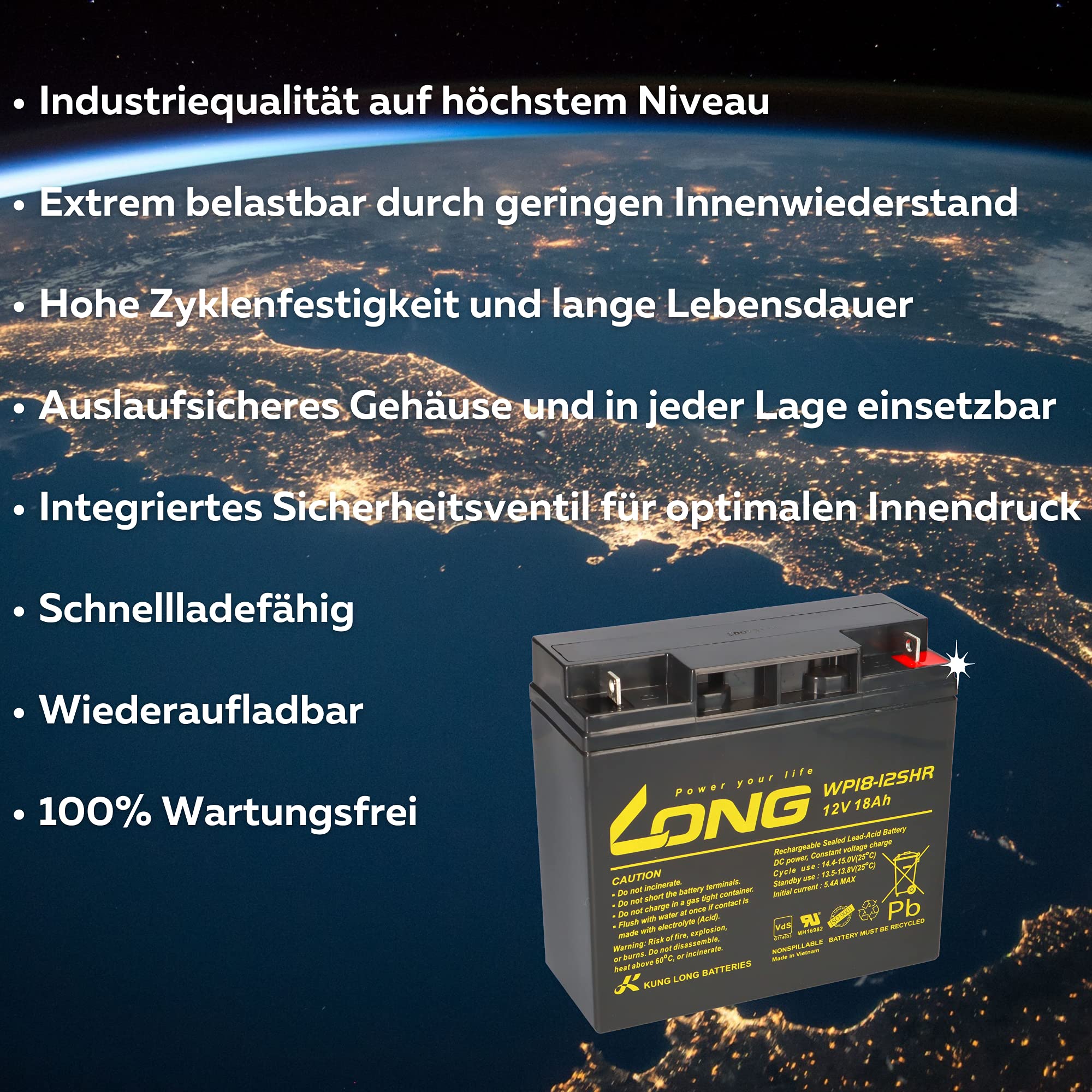 Green Cell AGM48 AGM 12 V 10 Ah accu VRLA loodaccu loodaccu reserveaccu accubatterij