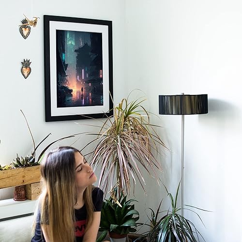 Miniatura 4 de My Vinyl Story Póster impreso de Cyber Punk City para pared, decoración moderna de pared, obras de arte estéticas, impresiones de 16 x 20 pulgadas,