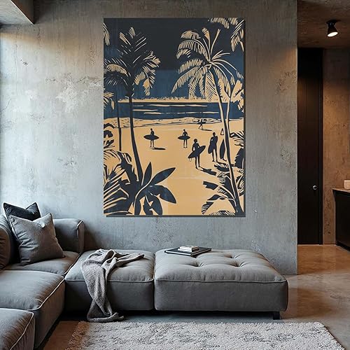 Miniatura 208 de Arte de pared de surf de moda, fotografía retro en blanco y negro, póster de surf, impresión costera, impresión vintage de surf, pósters deportivos