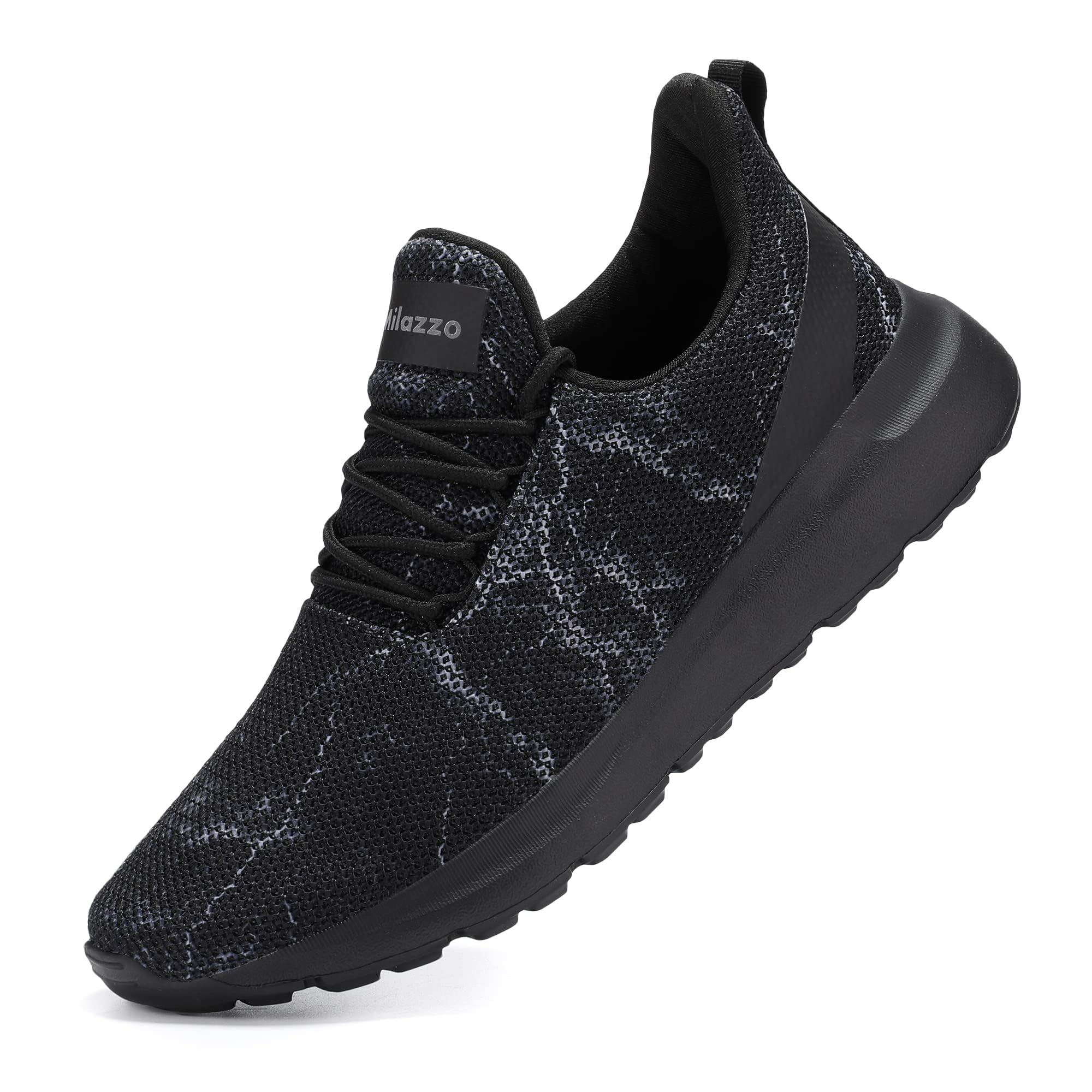 Milazzo Herren Sneaker Sportschuhe für Männer – Bequeme Laufschuhe mit Atmungsaktivem Mesh – rutschfeste Fitnessschuhe für Alltag & Training