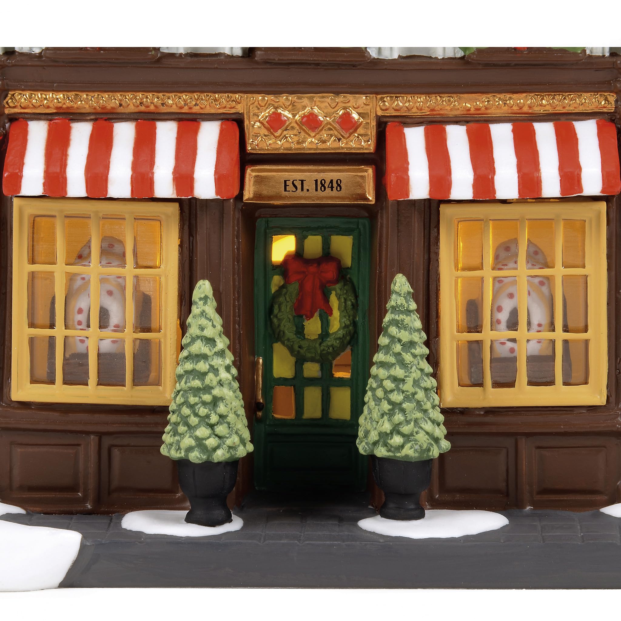 Department 56 Christmas in The City Village - Edificio Illuminato di Chris Kringles, 20 cm, Multicolore