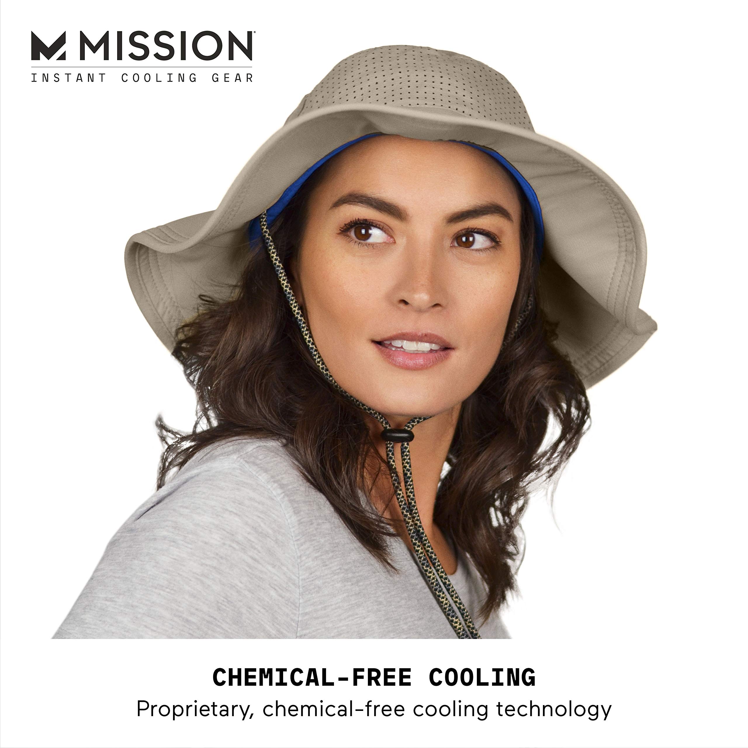Buy MISSION Cooling Booney Hat UPF 50, 3” Wide Brim, Adjustable Fit
