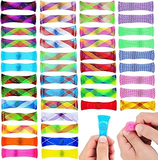 44 Pcs Mixed Color Marble Mesh FIDGET TOY Stress Relieve toy, Focus Enhance, Relieves Stress and Increase Focus for Adults and Children, has helped with ADHD ADD OCD Autism