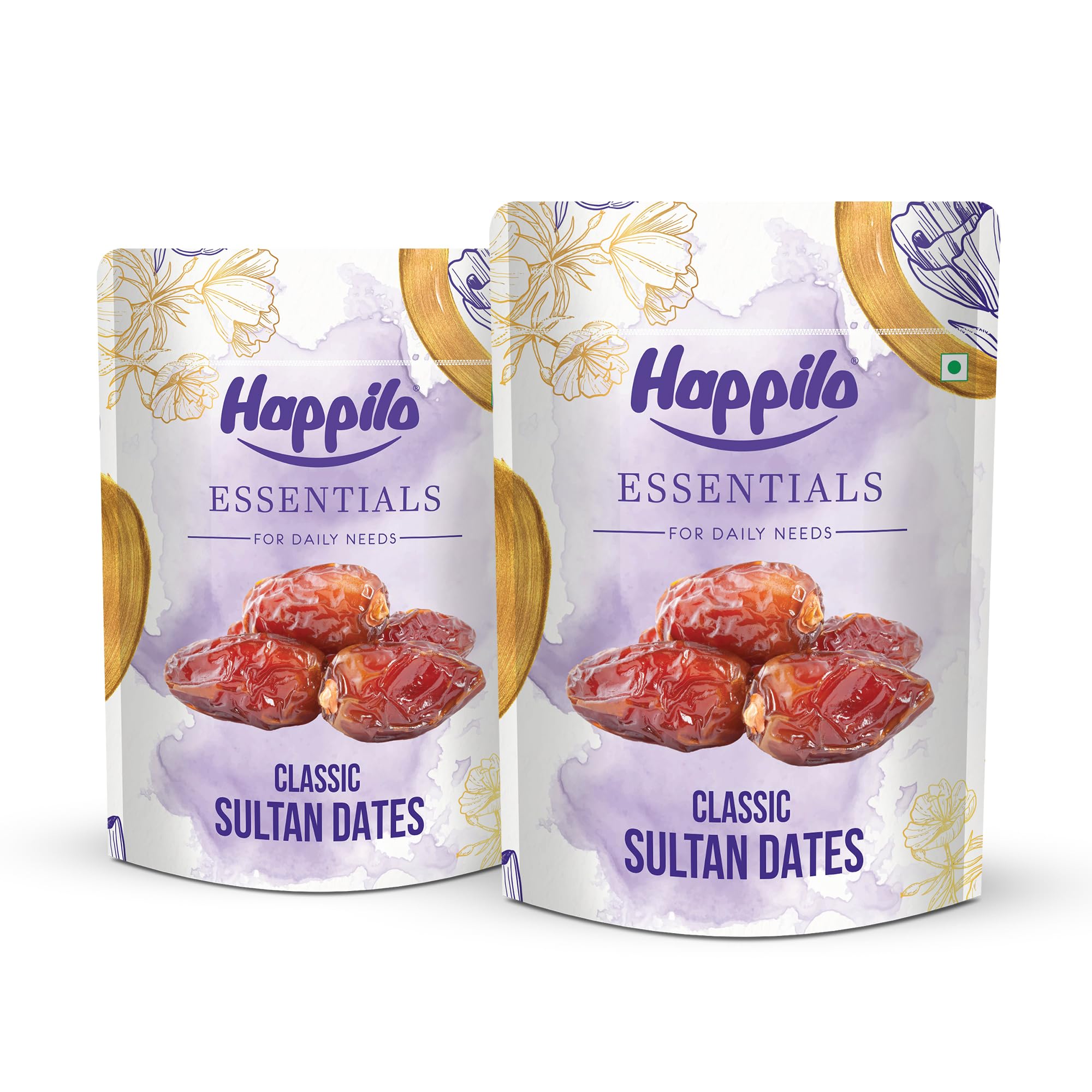 Happilo Essentials Classic Sultan Dates 500g (Pack of 2), Exquisite Taste and Texture, Rich in Nutrient, Vitamins, Minerals and Fiber (B0CWNY9SZC) Amazon Price History, Amazon Price Tracker