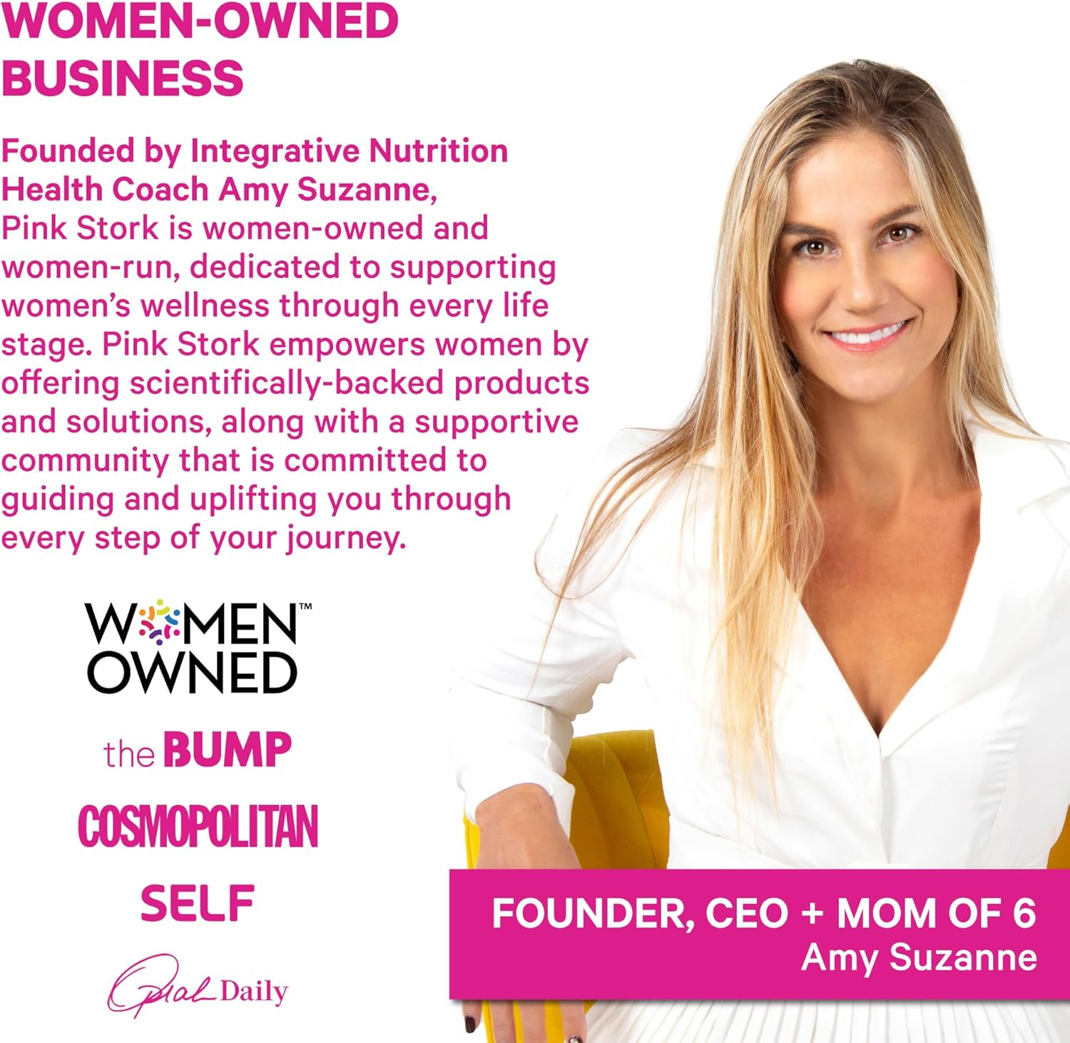 Pink Stork Premium Fertility Gummies | Fertility Supplements for Women with CoQ10, Myo-Inositol + Prenatal Vitamins | Conception Support | Hormone Balance for Women, Ovarian Care - 60 Gummies - Image 5