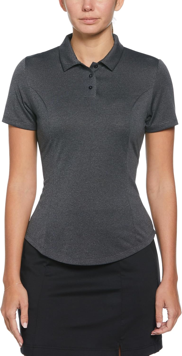 Callaway Women's Heather Short Sleeve Golf Polo Shirt