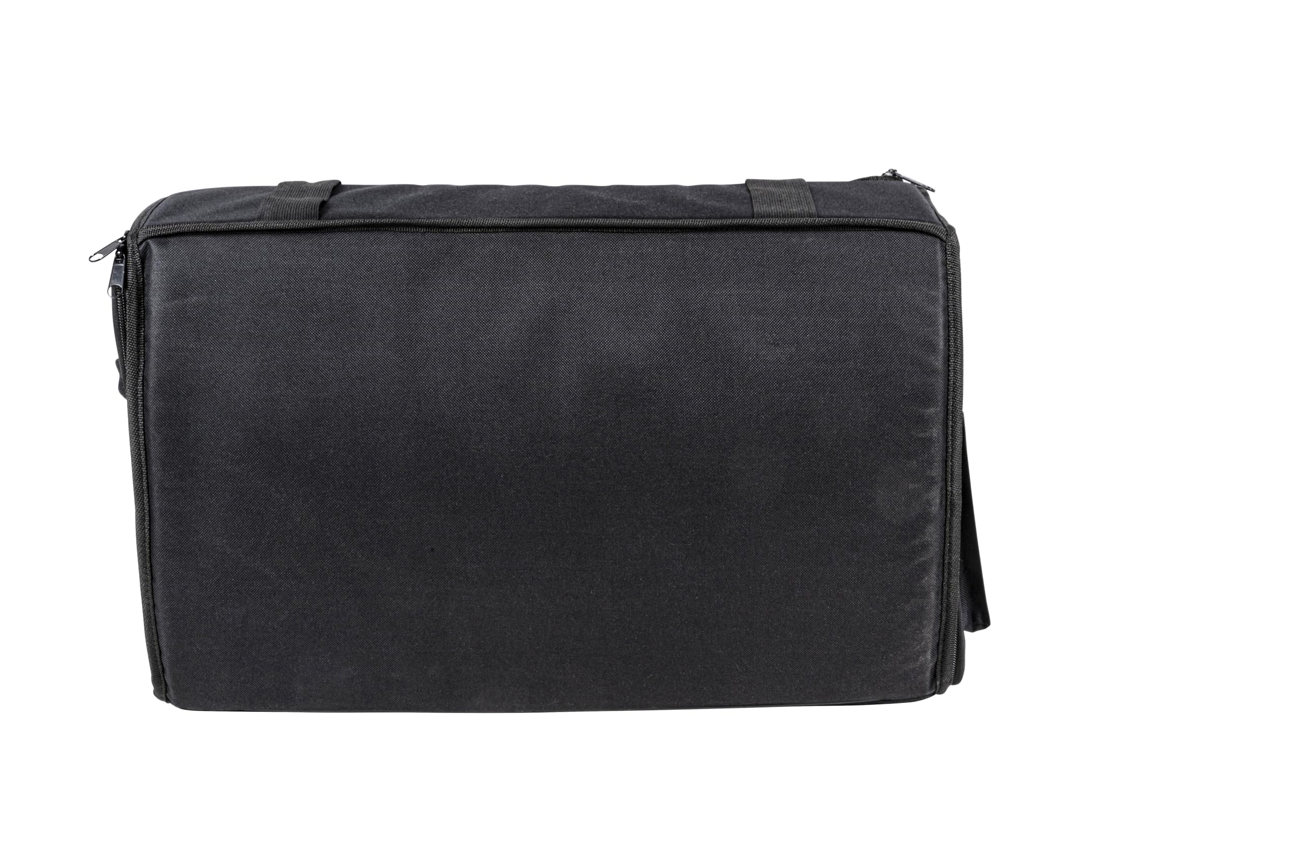 BLACK+DECKER Organizer do bagażnika – torba do bagażnika z przezroczystą pokrywą – 2 główne i kilka kieszeni bocznych – powierzchnia antypoślizgowa – poliester – czarny