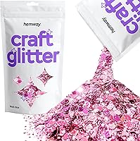Vista 36 de Hemway Craft Glitter - Escamas de lentejuelas metálicas de varios tamaños para manualidades de resina y epoxi, suministros para vasos, tarjetas
