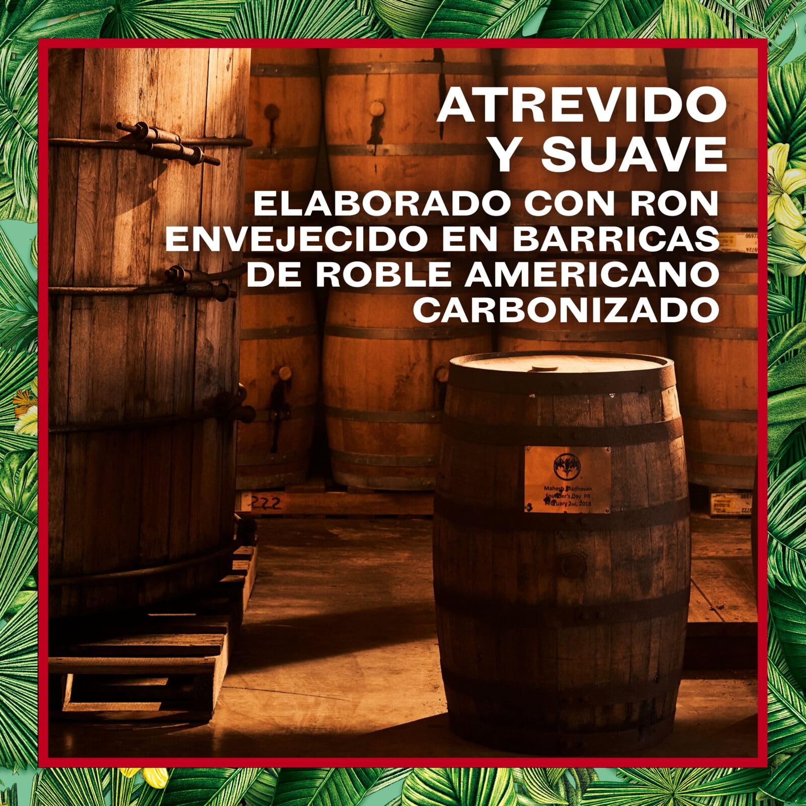 Ron BACARDÍ Spiced 35% 70 cl 700 ml licor envejecido en barrica con aromas naturales y especias