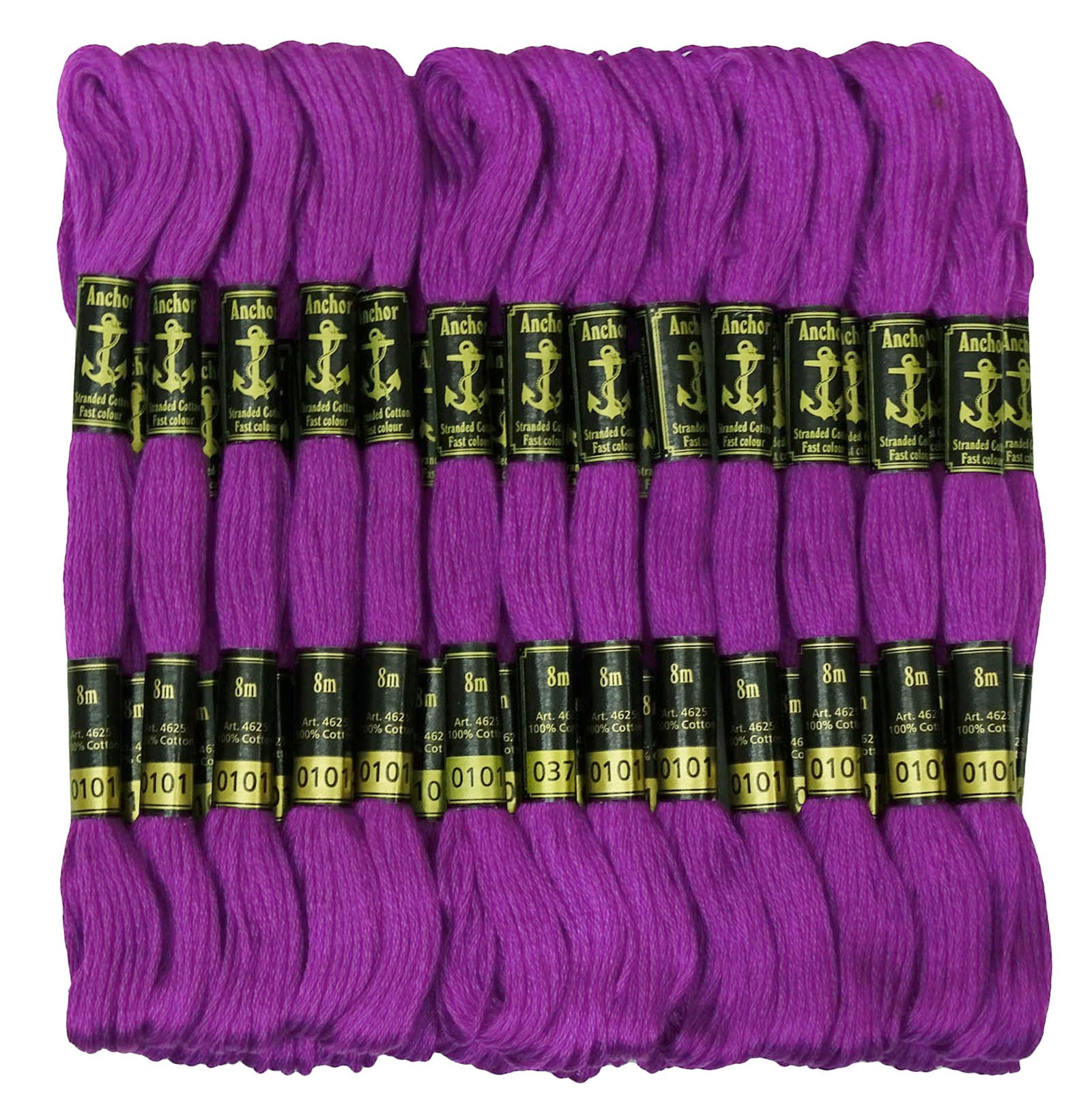 Anchor Purple 25 X Stranded Cotton Thread Hand Cross Stitch Sewing Embroidery Floss Skeins
