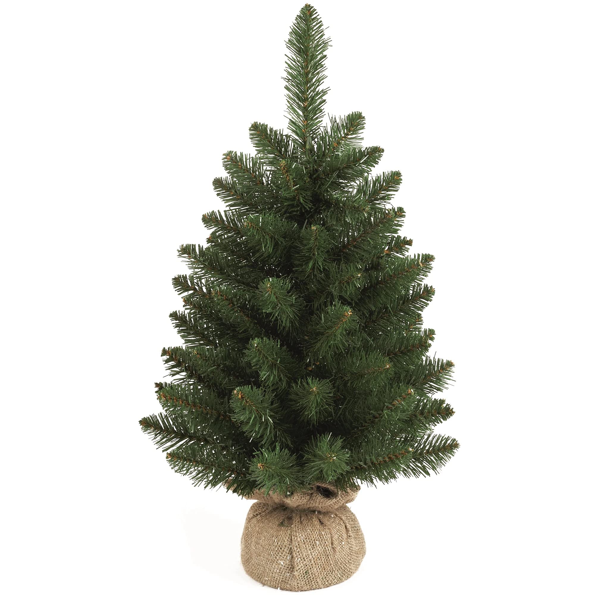 Premier Tabletop Christmas Tree - 60Cm In Burlap Sack