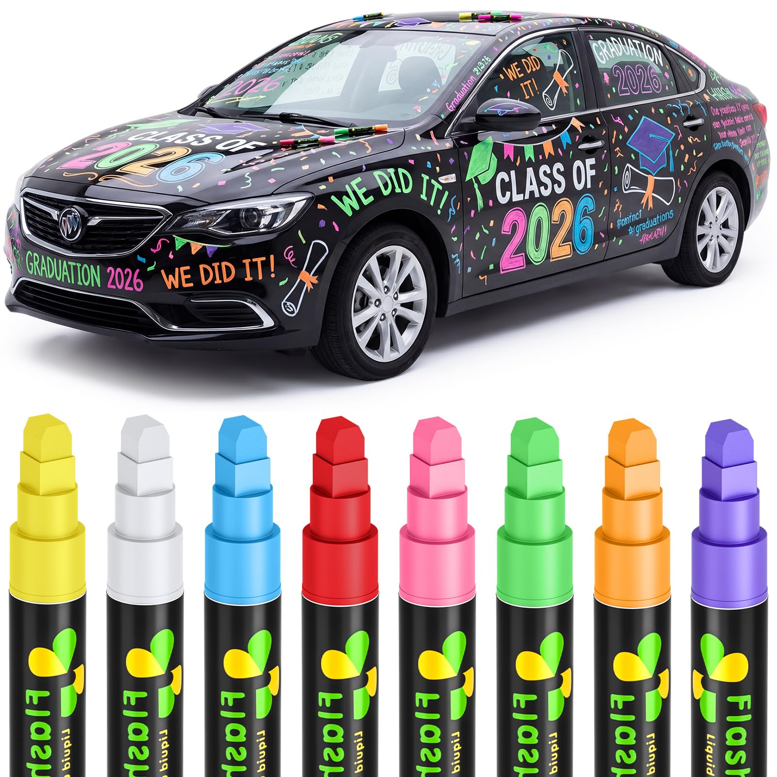 Amazon.com: Gilprop 8 Pcs 2026 Graduation Car Decorations 6 mm 8