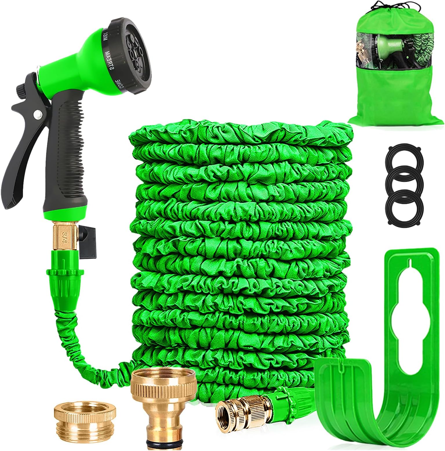 HOMOZE 100ft green garden hose