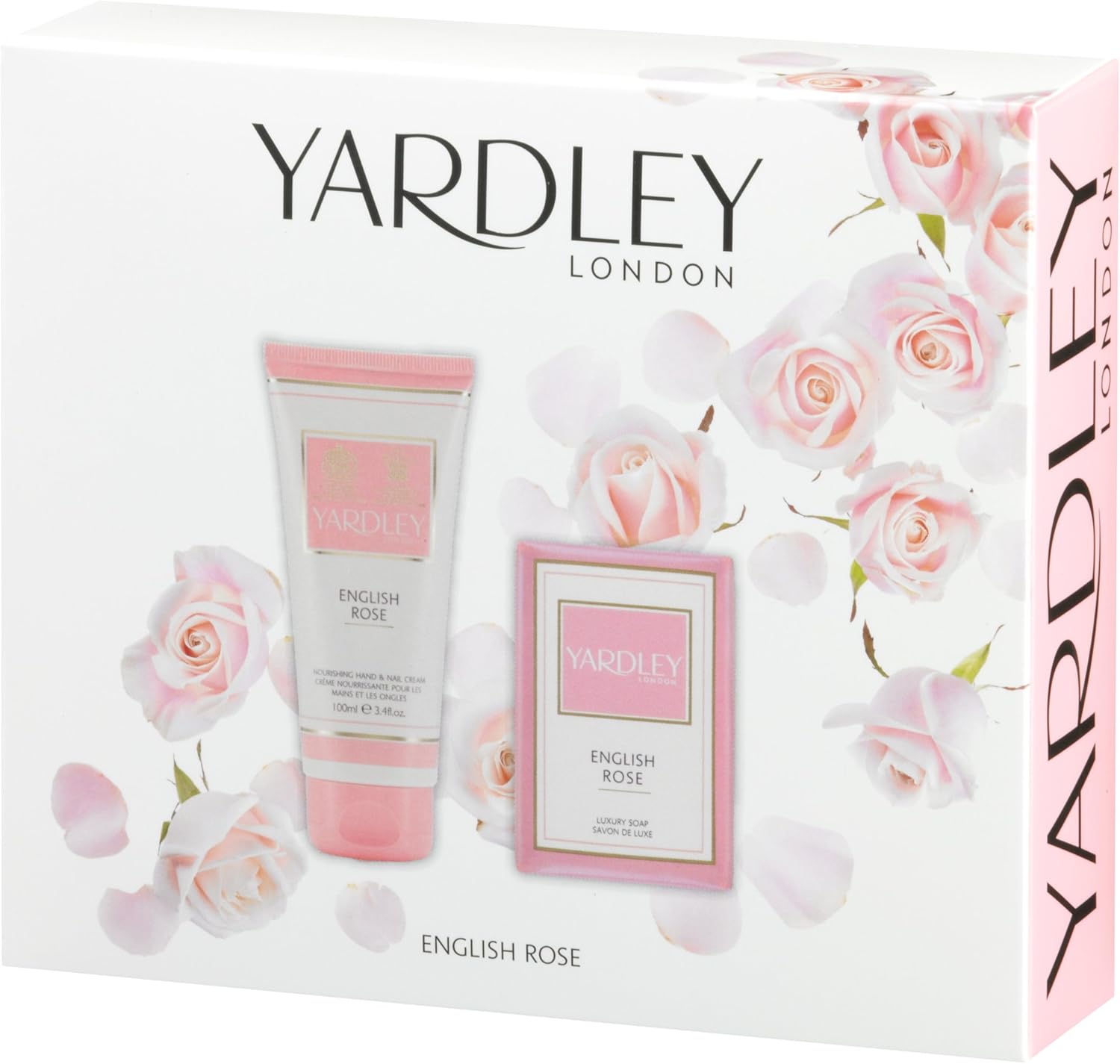 Yardley London Rose Hand Cream and Nail File Gift Set, Pack of 2, V1 Amazon.co.uk Beauty