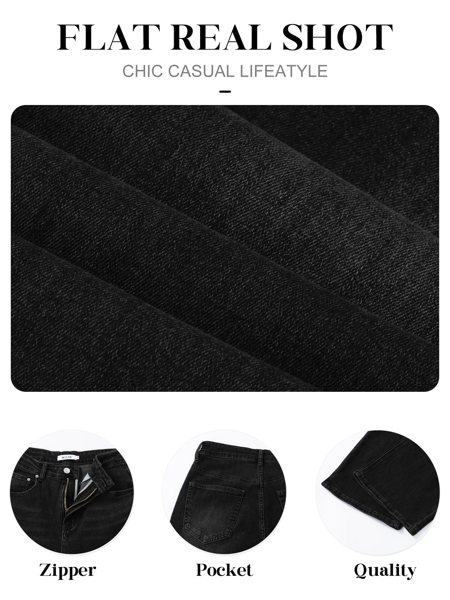 HDLTE Women Wide Leg Jeans High Waist Baggy Jeans Loose Boyfriend Jeans Denim Pants Y2K