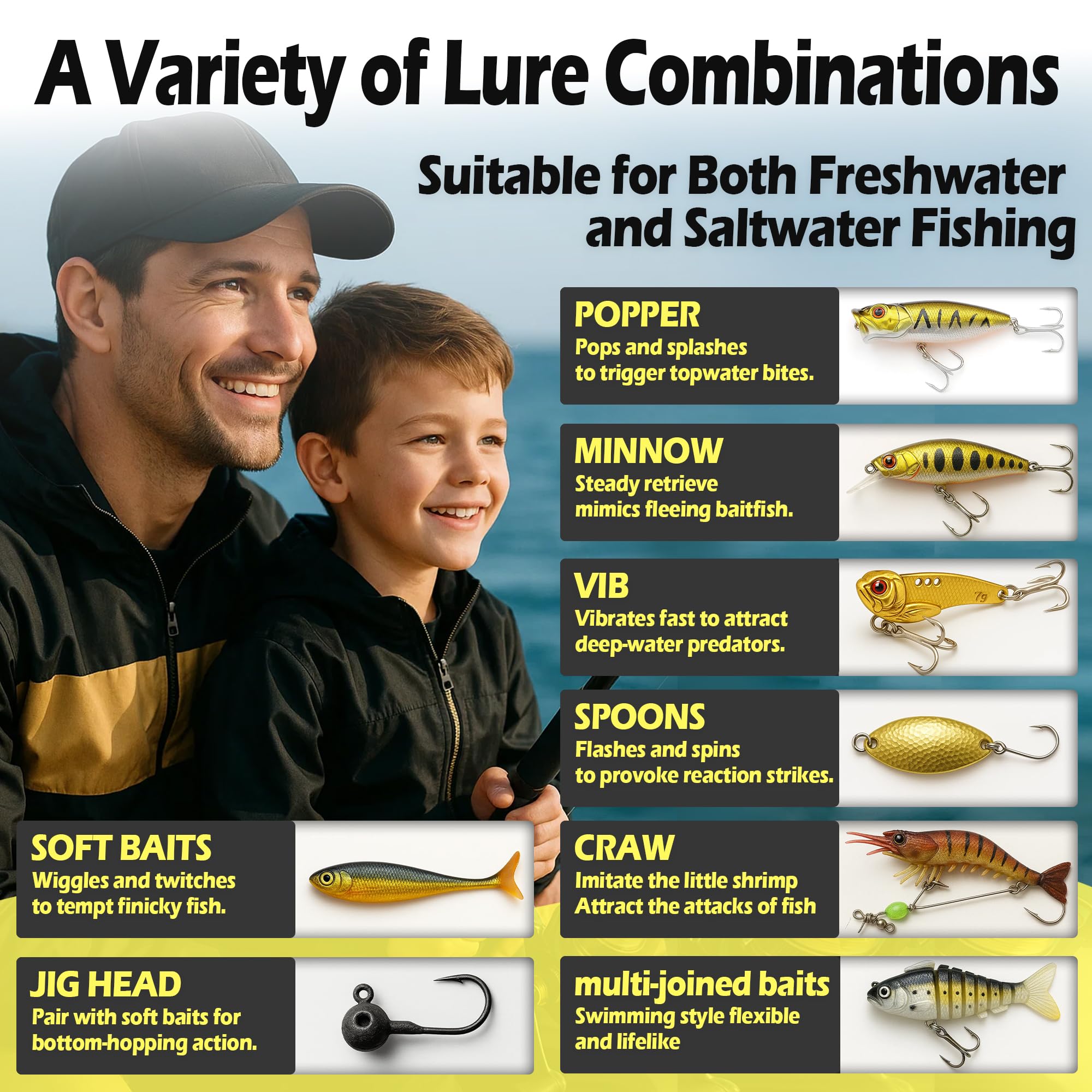 KYEVIS Fishing Advent Calendar 2025-24 Day Countdown with Fishing Lures Tackle Set - Image 4