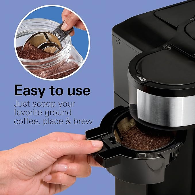 Cafetera Goteo Programable 12 Tazas y Licuadora Portátil con Vaso de Viaje miniatura 4