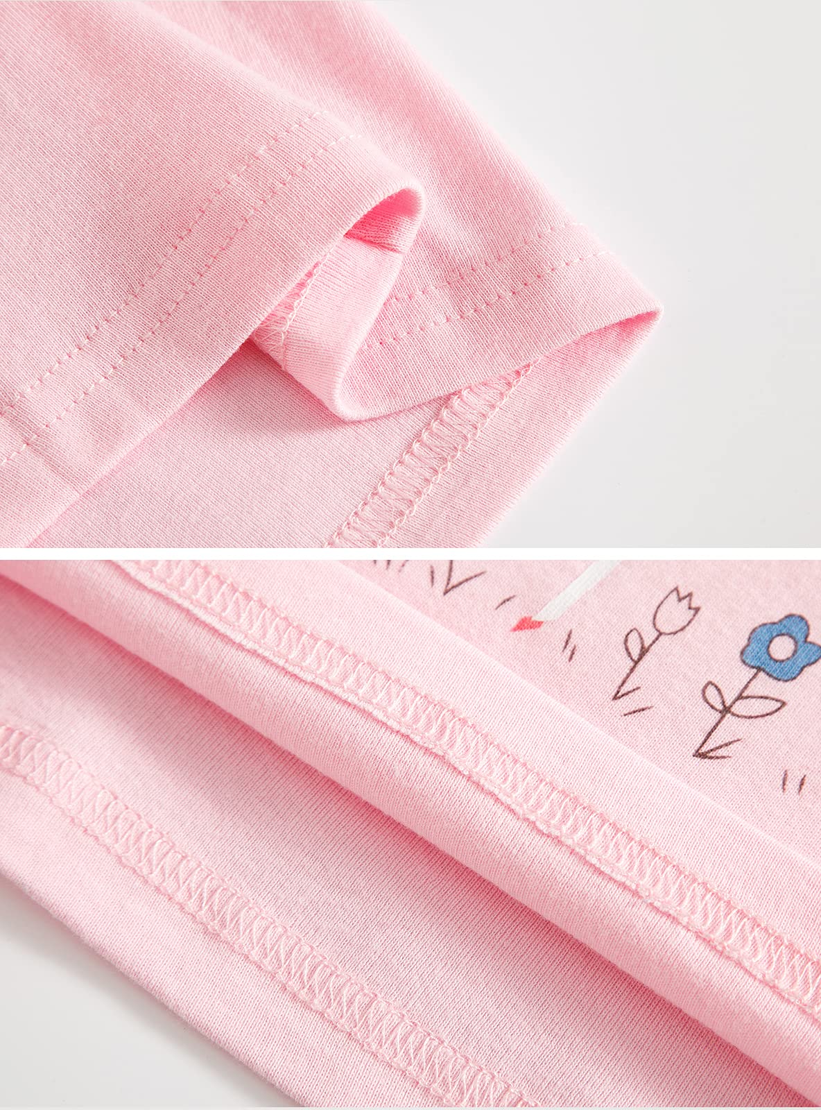 Mädchen Schlafanzug Kurz Einhorn Kurzer Pyjamas Baumwolle Zweiteiliger Sommer Schlafanzüge Set Kinder Nachtwäsche Größe 1-12 Jahre