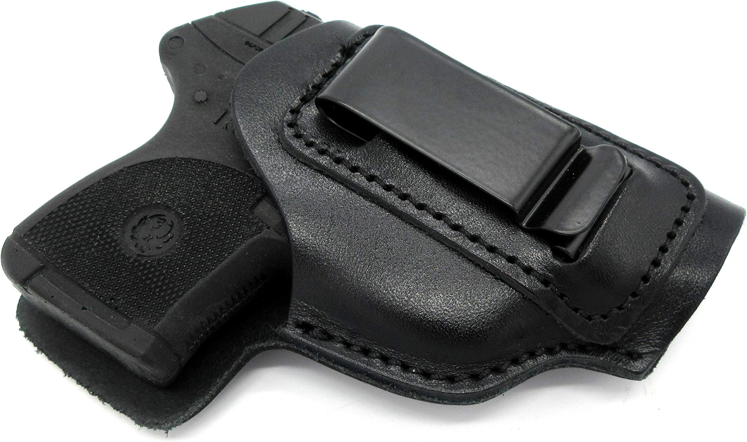by CEBECI for Baby Autos Right Hand Black Leather IWB AIWB Inside Pants Holster COLT 22 25, RIGARMI 25, Beretta JETFIRE 950 ++