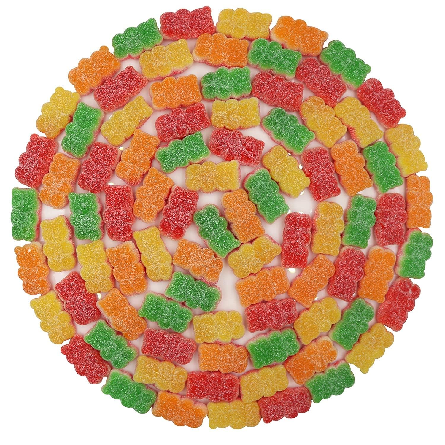 FirstChoiceCandy Fun Sour Gummy Bears (5 Pound (Pack of 1), Sour Pink Watermelon)