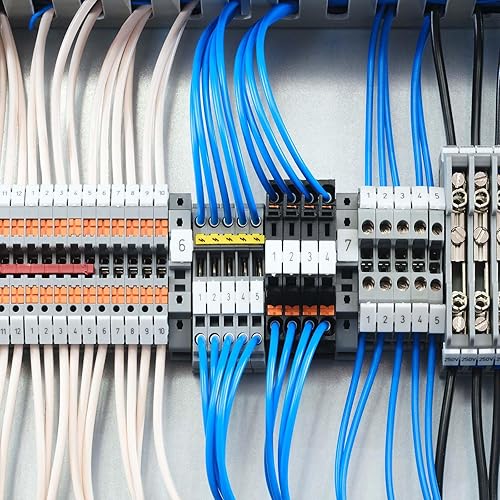 Miniatura 6 de uxcell 6 filas dobles 600V 60A Bloque de barrera de alambre Tira de terminales TBC-6006