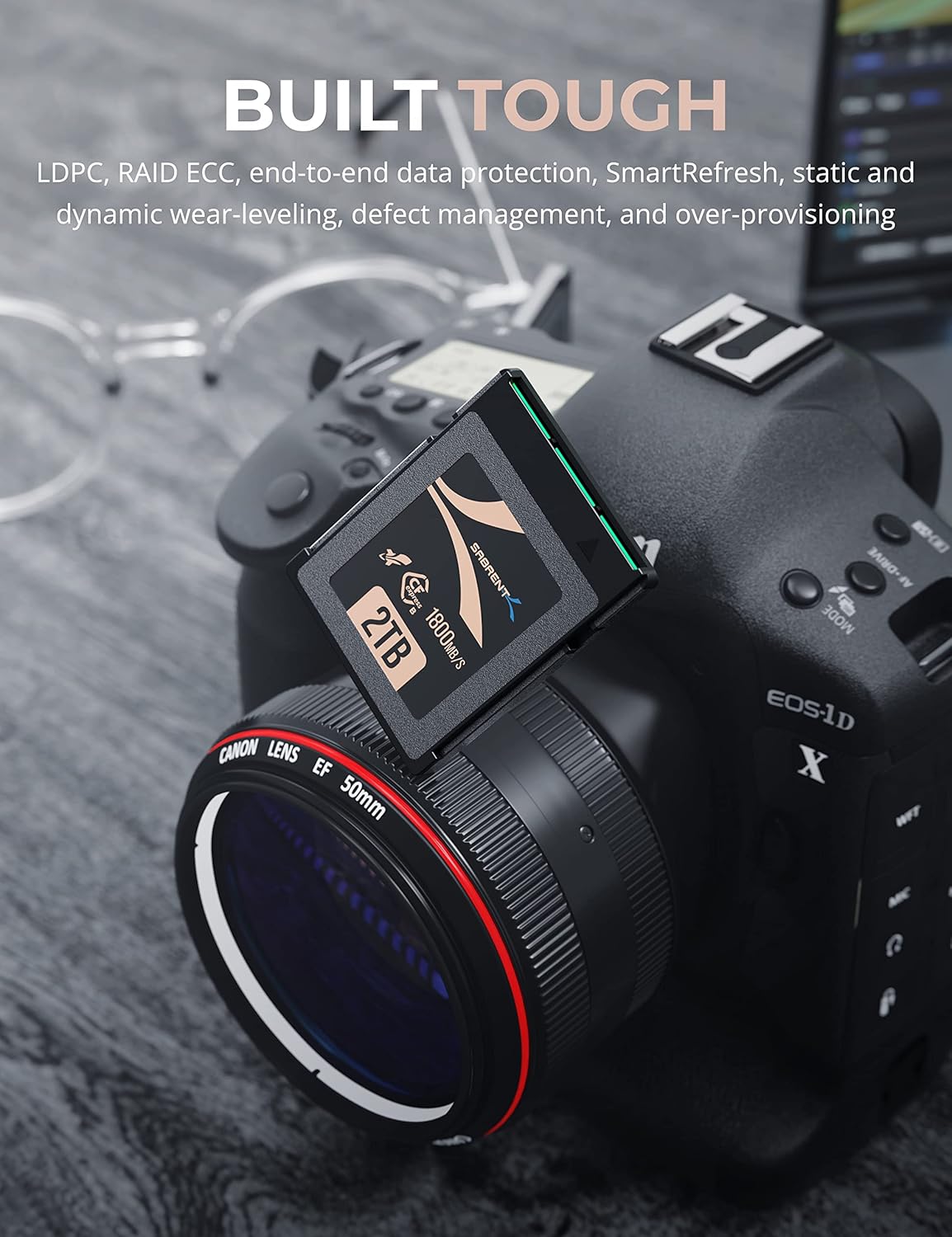 SABRENT Rocket CFX PRO 2TB CFexpress Type B Memory Card R1800MB/s W1700MB/s (CF-XXIT-2TB)