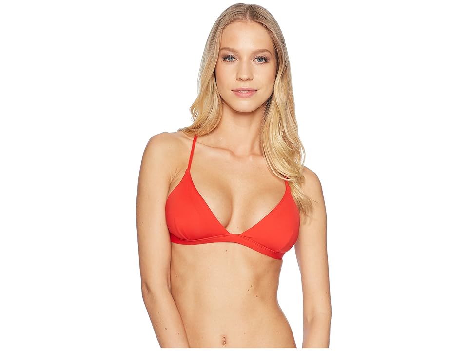 

Billabong Sol Searcher Fixed Triangle Bikini Top (Chili Pepper) Women's Swimwear