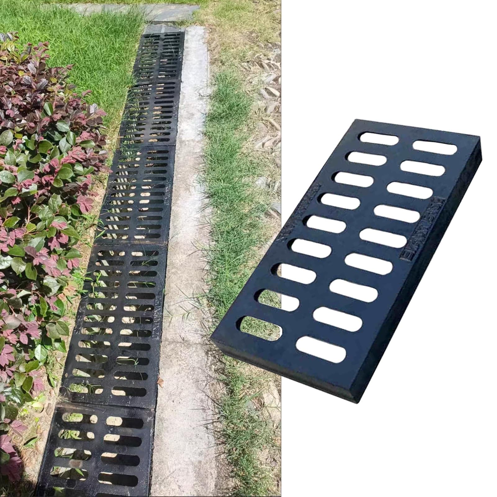 Canaletta Raccolta Acqua Piovana EINSIDE - Kit 6 Metri, Altezza 100 Mm, Con Griglia Zincata - Foto 12