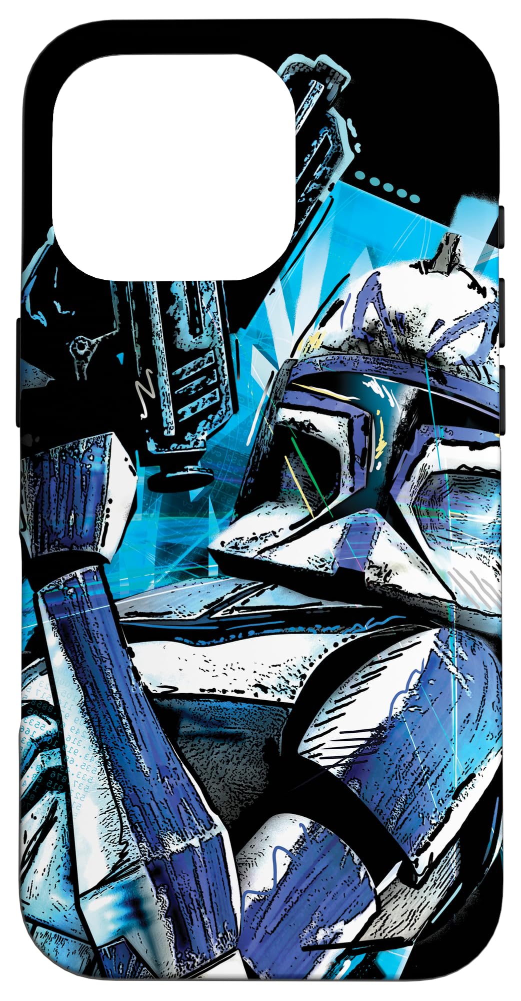 iPhone 16 Pro Star Wars The Clone Wars Clone Captain Rex Case