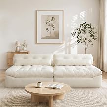 VANITII 104" Modular Sectional Sofa, Cloud Couch Loveseat Sofa, Deep Seat